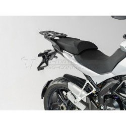 ZESTAW KUFRÓW BOCZNYCH TRAX ADV I STELAŻY SW-MOTECH MULTISTRADA 1200/S (10-14), BLACK 37/37L