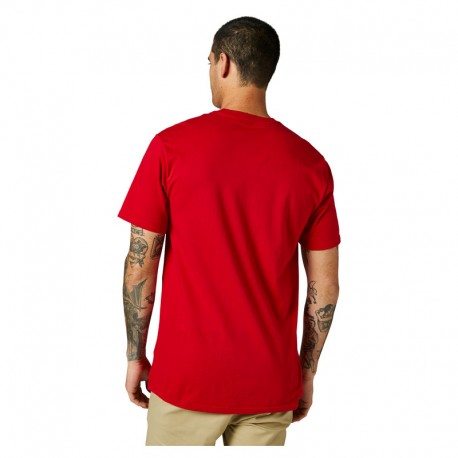 T-SHIRT FOX LEGACY FOX HEAD FLAME RED M