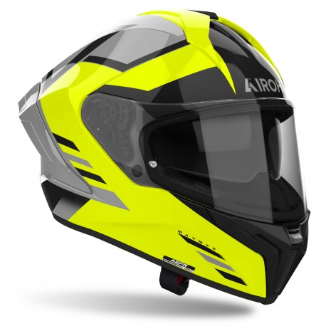 KASK AIROH MATRYX THRON YELLOW GLOSS XS