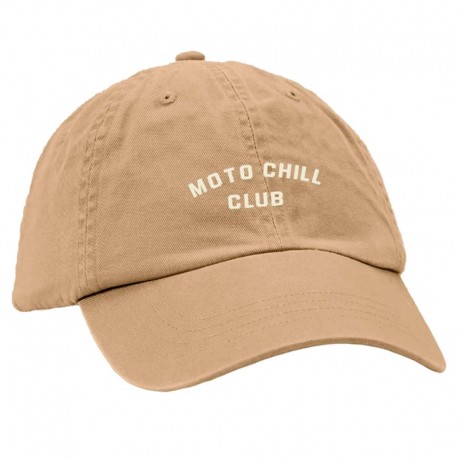 CZAPKA Z DASZKIEM BROGER STRAPBACK MOTO CHILL CLUB SAND OS