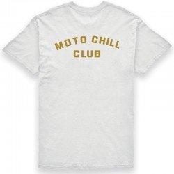 T-SHIRT BROGER MOTO CHILL CLUB WHITE XS