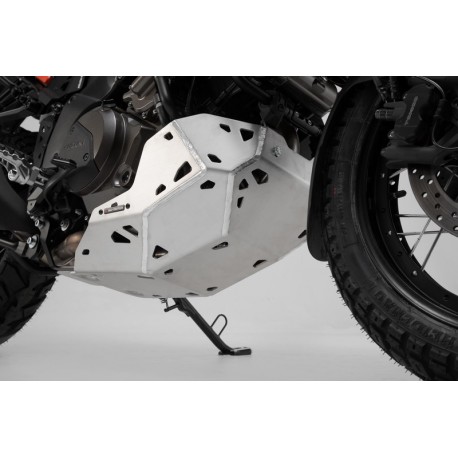 OSŁONA SILNIKA, PŁYTA POD SILNIK SW-MOTECH SUZUKI V-STROM 1050 (19-), BLACK/SILVER