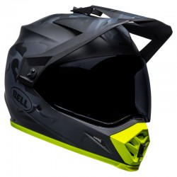 KASK BELL MX-9 ADVENTURE MIPS STEALTH CAMO MATTE BLACK/HI-VIZ S