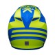 KASK BELL MX-9 MIPS DISRUPT MATTE CLASSIC BLUE/HI-VIZ YELLOW S