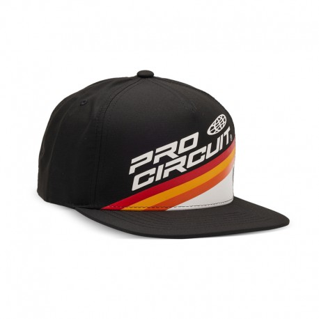 CZAPKA Z DASZKIEM FOX PRO CIRCUIT SNAPBACK BLACK OS