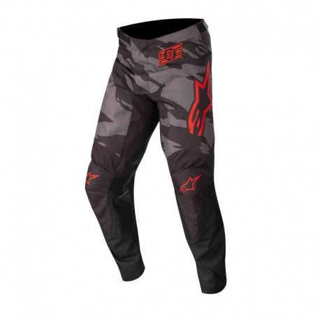 SPODNIE ALPINESTARS RACER TACTICAL BLACK/GREY CAMO/FLUO RED 32