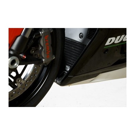 OSŁONA CHŁODNICY RG RACING (PAIR) DUCATI 848/1098/1198 BLACK