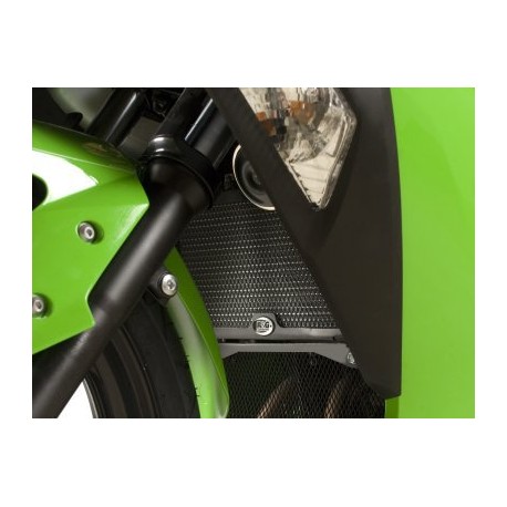 OSŁONA CHŁODNICY RG RACING KAWASAKI NINJA 300/250 08- 17/Z250 13- 18/Z300 BLACK