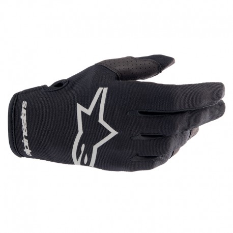 RĘKAWICE ALPINESTARS RADAR BLACK/BRUSHED SILVER S