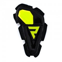 SLIDERY ŁOKCI REBELHORN (NA RZEPY) BLACK/FLO YELLOW