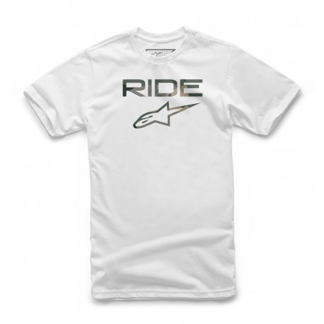 T-SHIRT ALPINESTARS RIDE 2.0 CAMO WHITE M