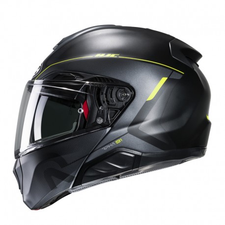 KASK HJC RPHA91 COMBUST BLACK/YELLOW XS