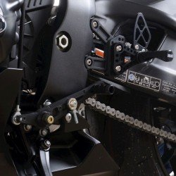 PODNÓŻKI REGULOWANE RG RACING HONDA CBR1000RR-R (SP) '20- BLACK