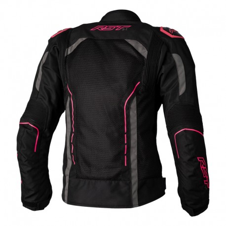 KURTKA TEKSTYLNA RST LADY S1 MESH CE BLACK/NEON PINK XS (3118)