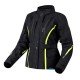 KURTKA TEKSTYLNA OZONE SAHARA LADY BLACK/FLUO YELLOW DXS