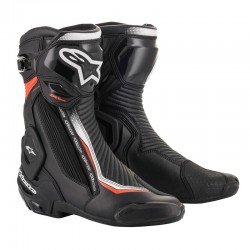 BUTY ALPINESTARS SMX PLUS V2 BLACK/WHITE/FLUO RED 36