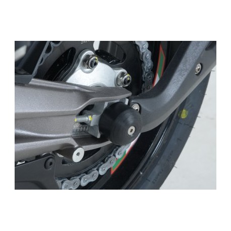 SLIDERY WAHACZA RG RACING APRILIA CAPONORD 1200, LEWA STRONA BLACK