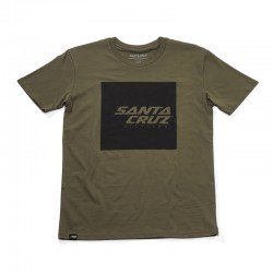 T-SHIRT SANTA CRUZ SQUARED ARMY XL