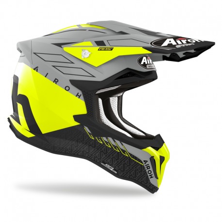 KASK AIROH STRYCKER SKIN YELLOW MATT XS