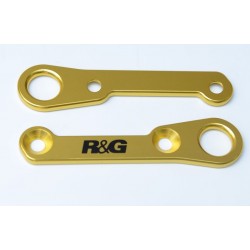 UCHWYTY NA PASY TRANSPORTOWE RG RACING YAMAHA YZF-R25, YZF-R3 GOLD