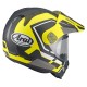 KASK ARAI TOUR-X4 DETOUR-II FLUOR YELLOW XS