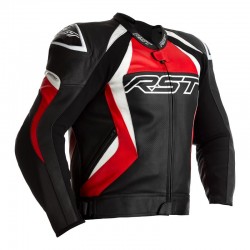 KURTKA SKÓRZANA RST TRACTECH EVO 4 CE BLACK/RED