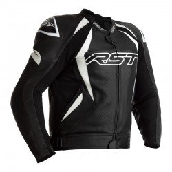 KURTKA SKÓRZANA RST TRACTECH EVO 4 CE BLACK/WHITE