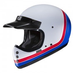 KASK HJC V60 SCOBY WHITE/RED/BLUE