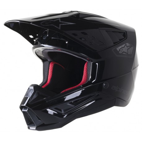 KASK ALPINESTARS S-M5 SCOUT BLACK/SILVER GLOSSY XS