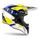 KASK AIROH WRAAAP FEEL YELLOW/BLUE GLOSS XXS