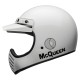 KASK BELL MOTO-3 ECE6 SMQ AGS WHITE/BLACK S