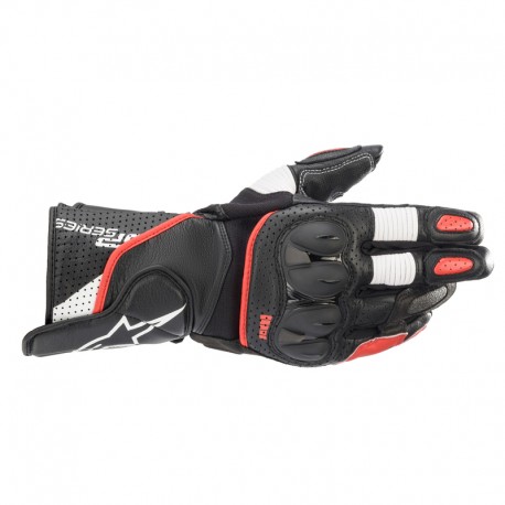 RĘKAWICE ALPINESTARS SP-2 V3 BLACK/WHITE/BRIGHT RED S