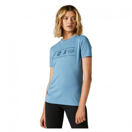 T-SHIRT FOX LADY PINNACLE TECH DUSTY BLUE XS