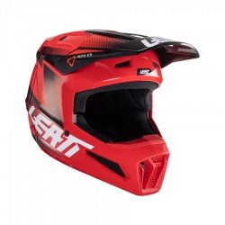 KASK LEATT MOTO 2.5 V24 CZEROWNY CZARNY BIAŁY