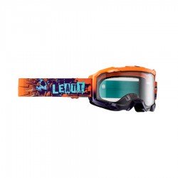 GOGLE LEATT VELOCITY 4.5 ORANGE CLEAR 83% POMARAŃCZOWY FLUO/NIEBIESKI SZYBKA PRZEŹROCZYSTA