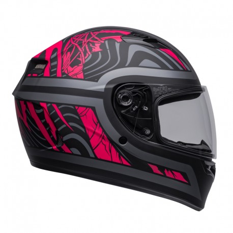 KASK BELL QUALIFIER REBEL MATTE BLACK/PINK M