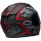 KASK BELL QUALIFIER STEALTH CAMO MATTE BLACK/RED S