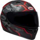 KASK BELL QUALIFIER STEALTH CAMO MATTE BLACK/RED S