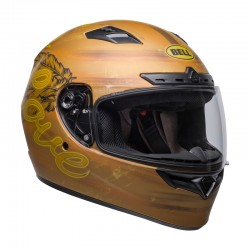 KASK BELL QUALIFIER DLX MIPS HART LUCK LIVE MATTE GOLD S