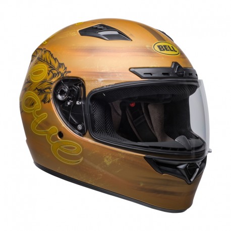 KASK BELL QUALIFIER DLX MIPS HART LUCK LIVE MATTE GOLD S