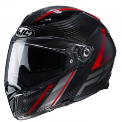 KASK HJC F70 CARBON ESTON BLACK/RED S