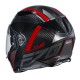 KASK HJC F70 CARBON ESTON BLACK/RED S