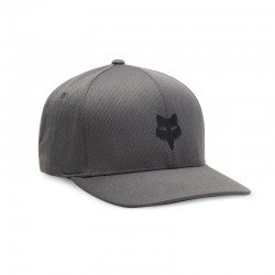 CZAPKA Z DASZKIEM FOX HEAD TECH FLEXFIT STEEL GREY S/M