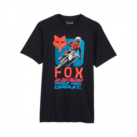 T-SHIRT FOX X PRO CIRCUIT PREM SS TEE BLACK L