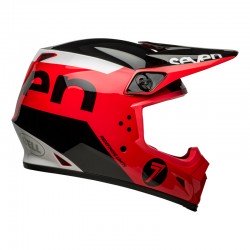 KASK BELL MX-9 MIPS SEVEN PHASER MATTE RED/BLACK L