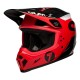 KASK BELL MX-9 MIPS SEVEN PHASER MATTE RED/BLACK L