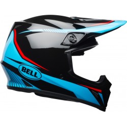 KASK BELL MX-9 MIPS TORCH BLACK/CYAN/RED XL