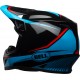 KASK BELL MX-9 MIPS TORCH BLACK/CYAN/RED XL