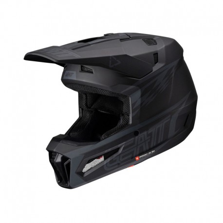 KASK Z GOGLAMI LEATT KIT MOTO 3.5 V25 STEALTH (61-62CM) XL