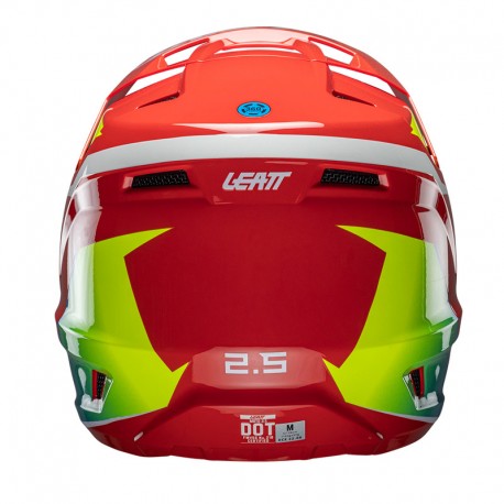 KASK LEATT MOTO 2.5 V25 RED (53-54CM) XS